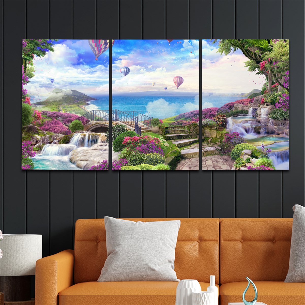 Tempered Glasss Wall Arts Art-Themed Set