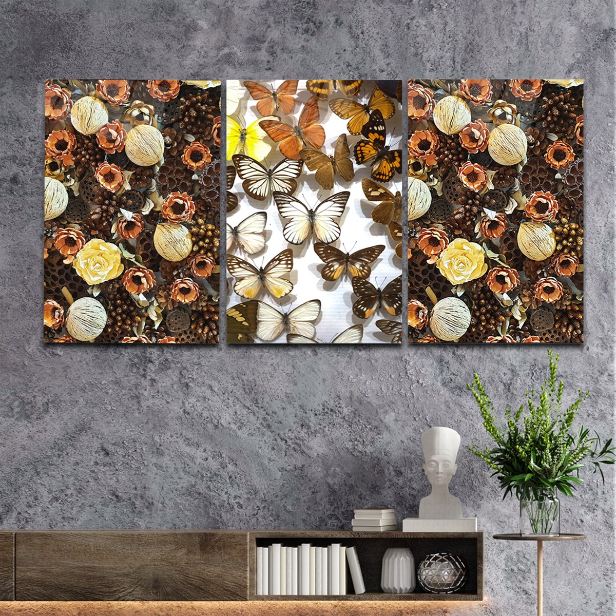 SANAT TEMALI CAM TABLO SETİ