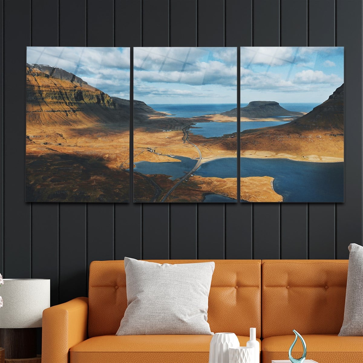 Tempered Glasss Wall Arts Art-Themed Set