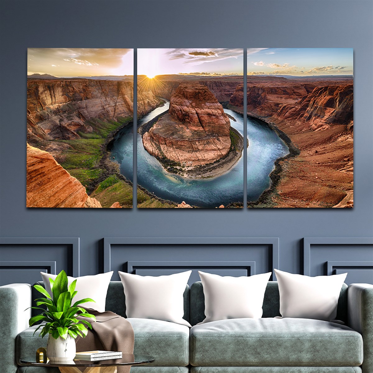 Tempered Glasss Wall Arts Art-Themed Set