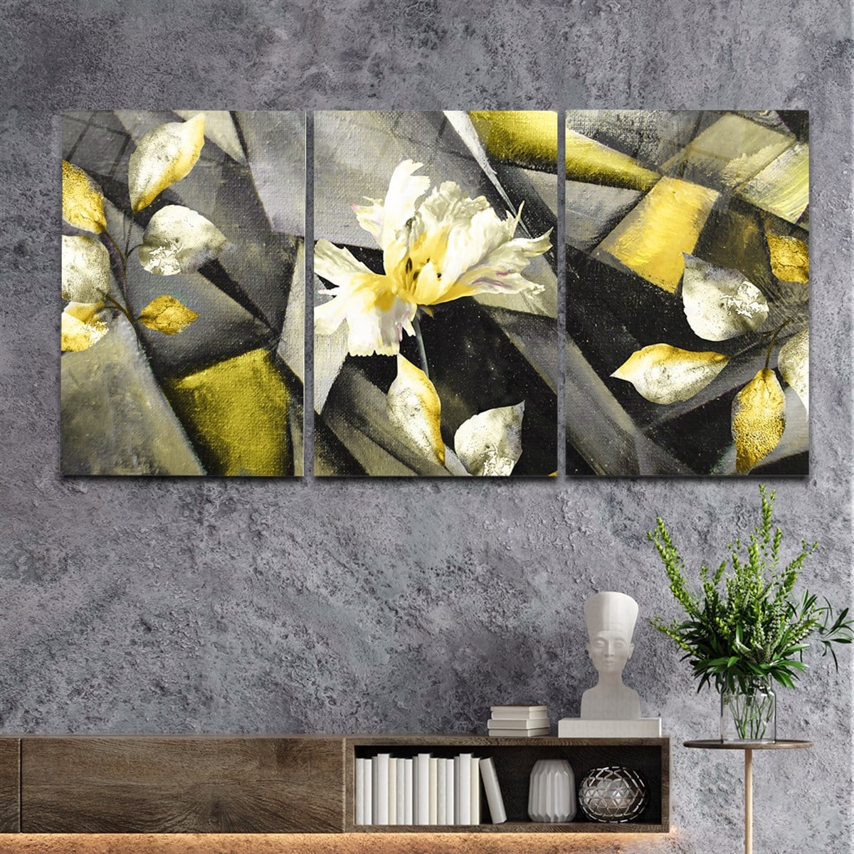 SANAT TEMALI CAM TABLO SETİ