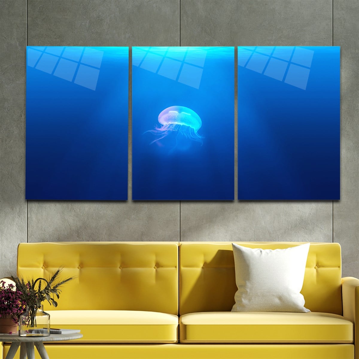 Tempered Glasss Wall Arts Art-Themed Set