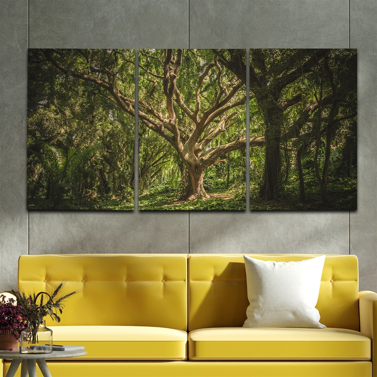 Tempered Glasss Wall Arts Art-Themed Set