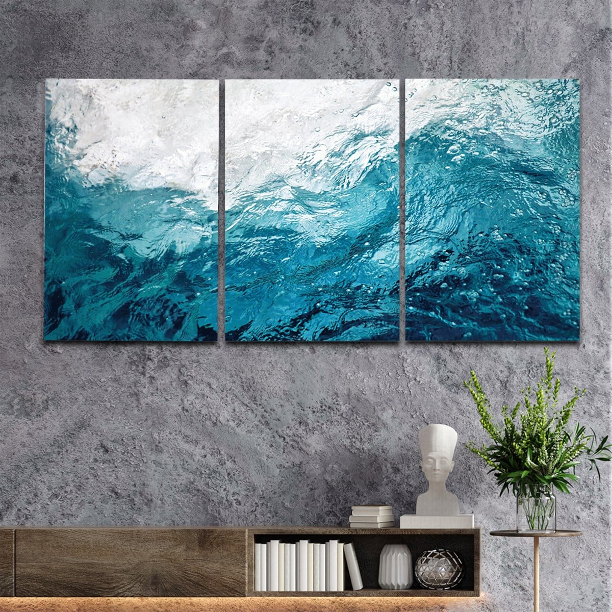 Tempered Glasss Wall Arts Art-Themed Set