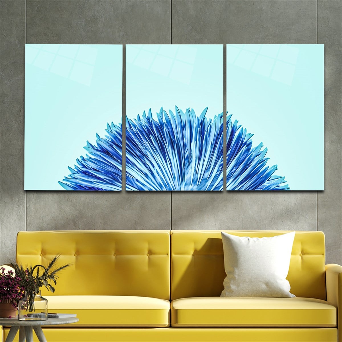 Tempered Glasss Wall Arts Art-Themed Set