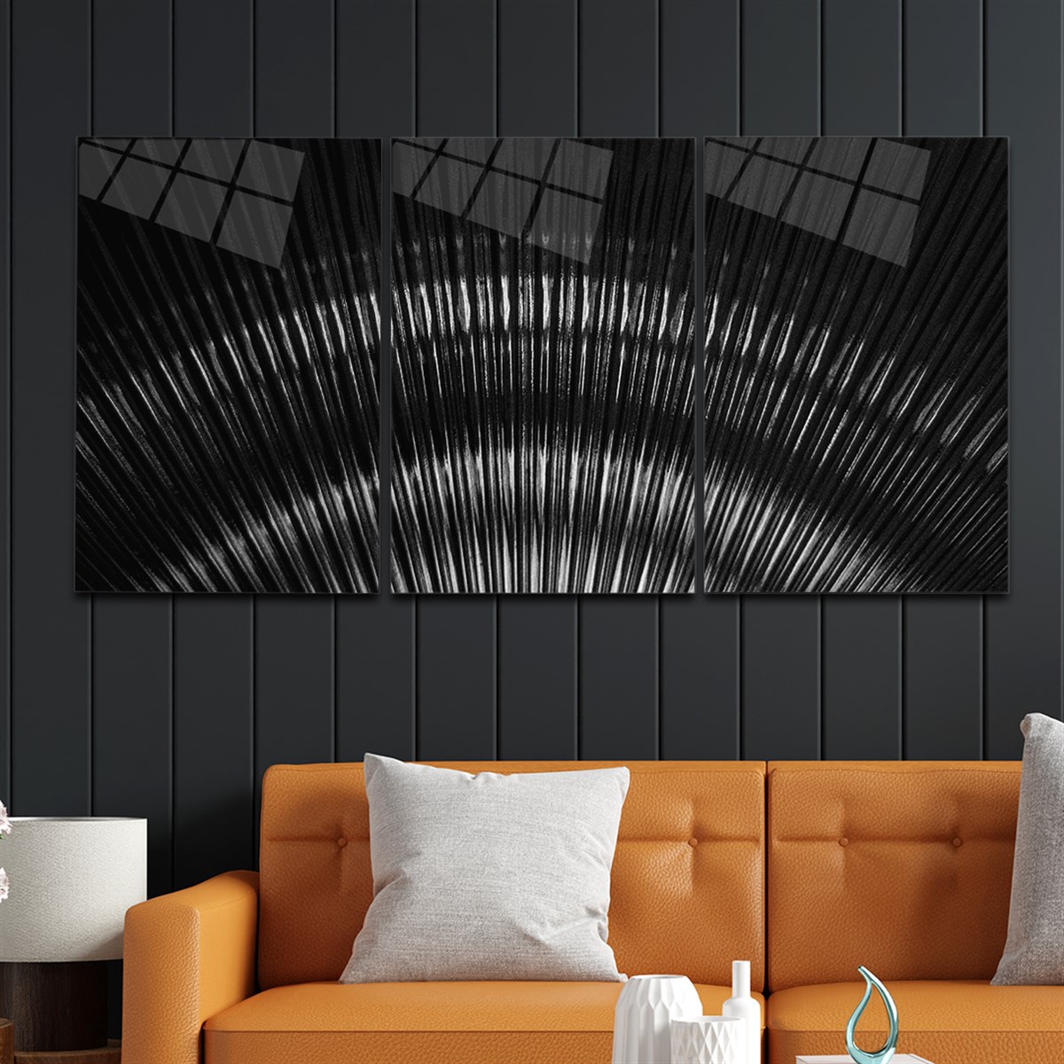 Tempered Glasss Wall Arts Art-Themed Set