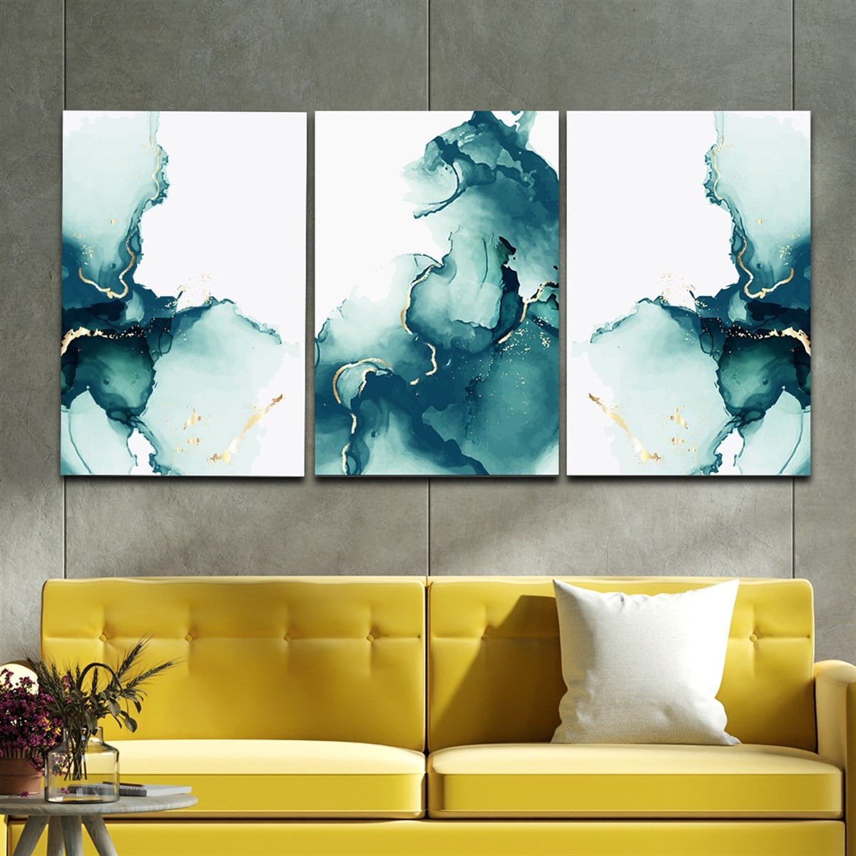 Tempered Glasss Wall Arts Art-Themed Set