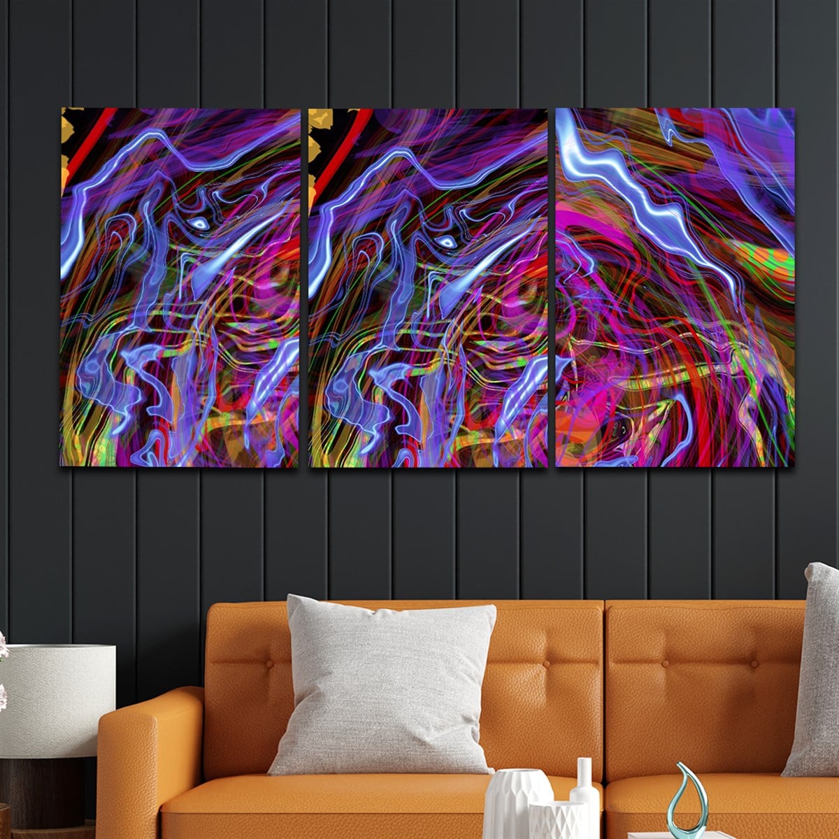 Tempered Glasss Wall Arts Art-Themed Set