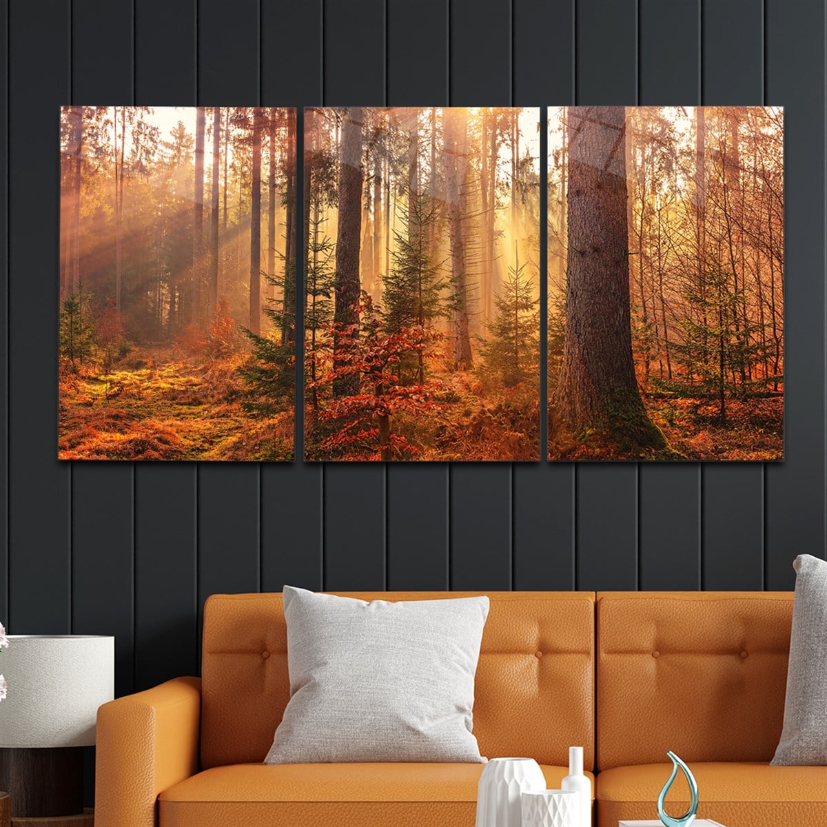 Tempered Glasss Wall Arts Art-Themed Set