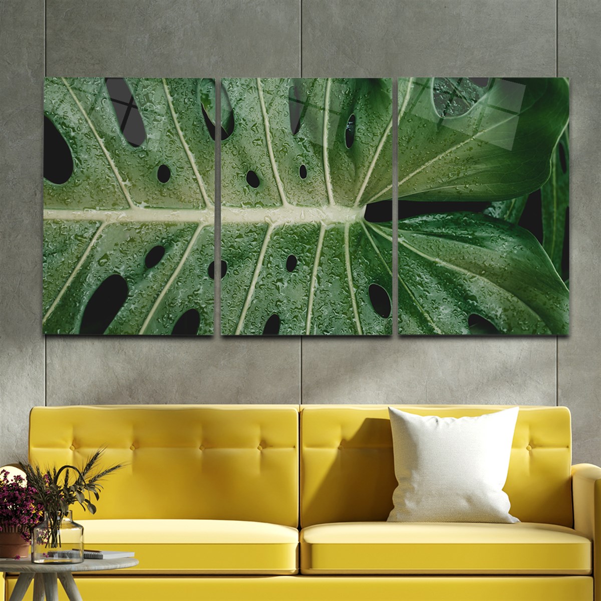 Tempered Glasss Wall Arts Art-Themed Set