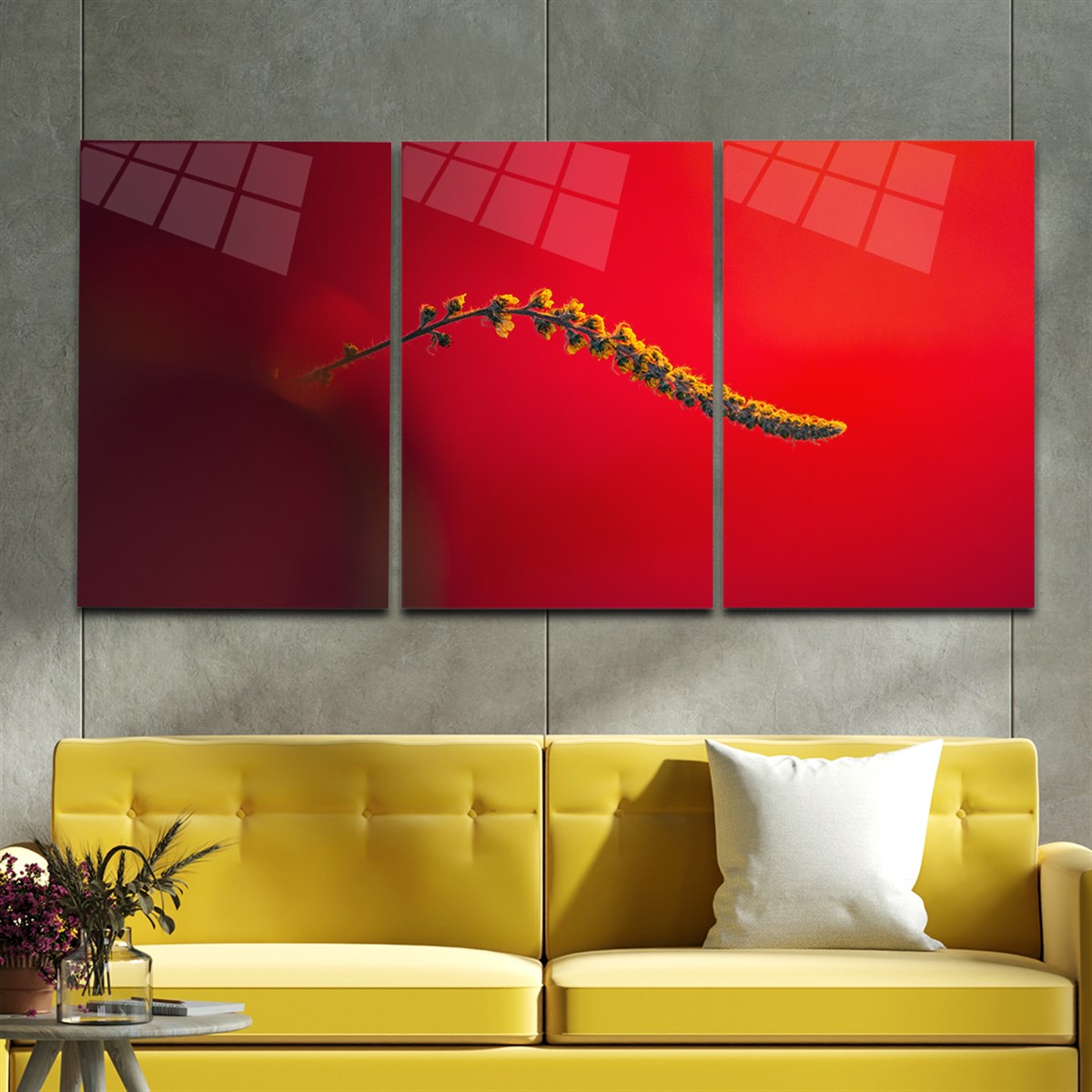 Tempered Glasss Wall Arts Art-Themed Set