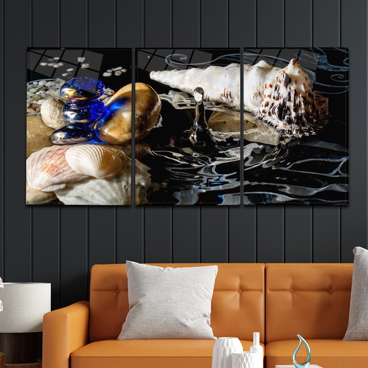 Tempered Glasss Wall Arts Art-Themed Set