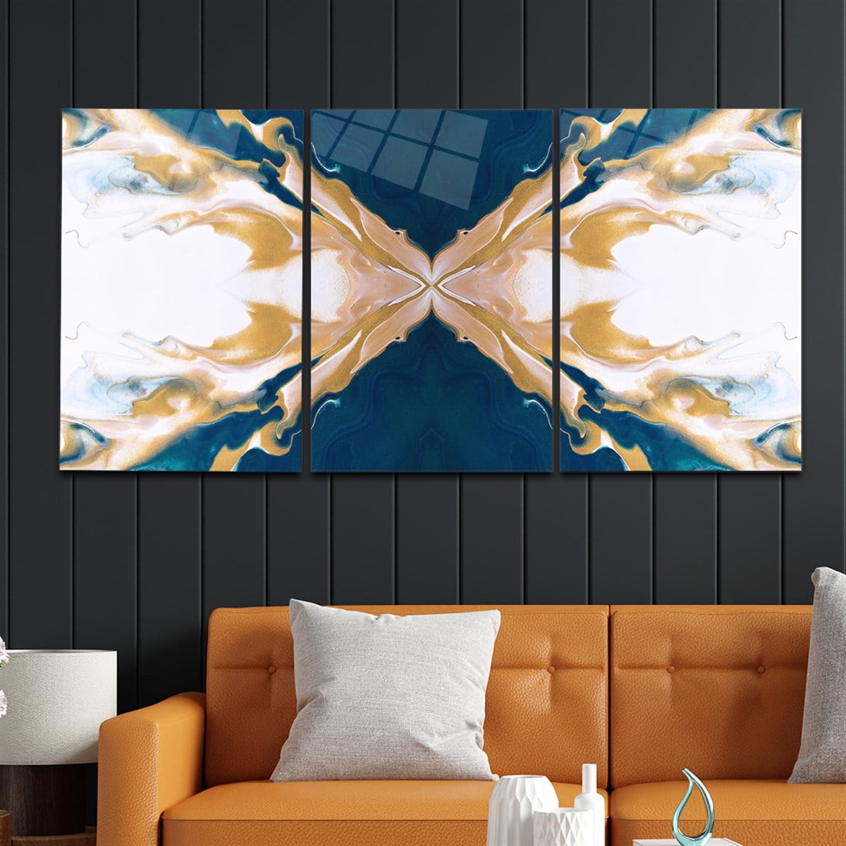 Tempered Glasss Wall Arts Art-Themed Set