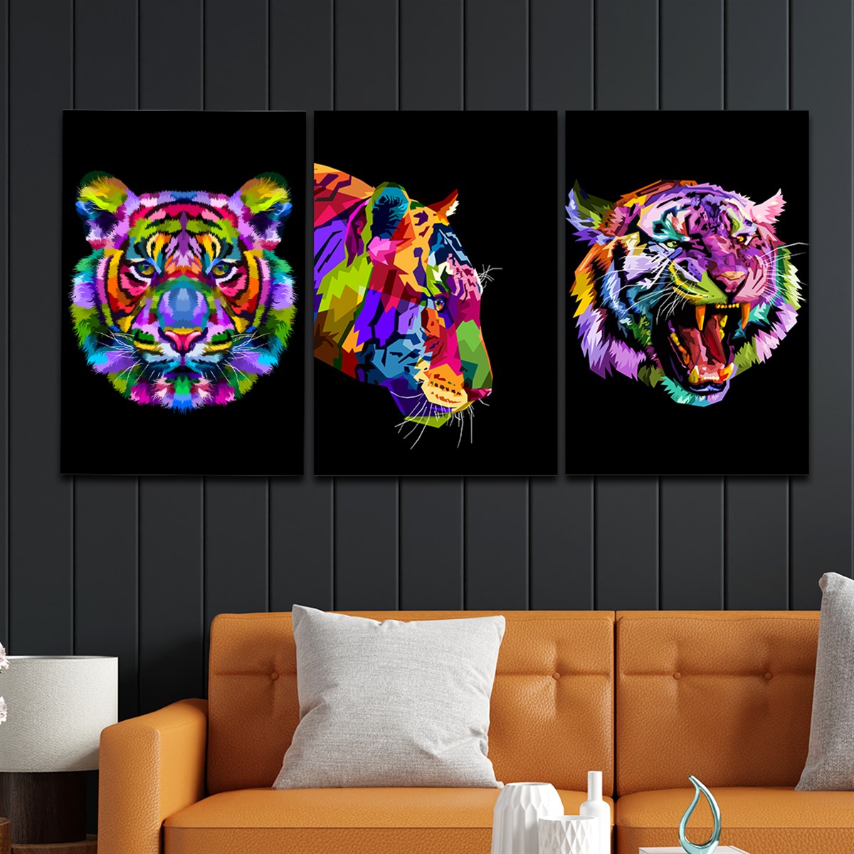 Tempered Glasss Wall Arts Art-Themed Set