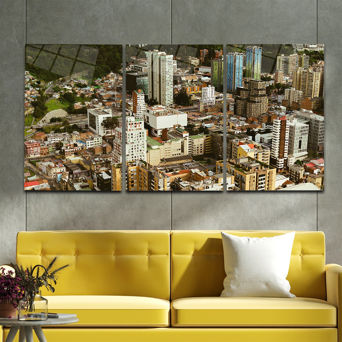 Tempered Glasss Wall Arts Art-Themed Set