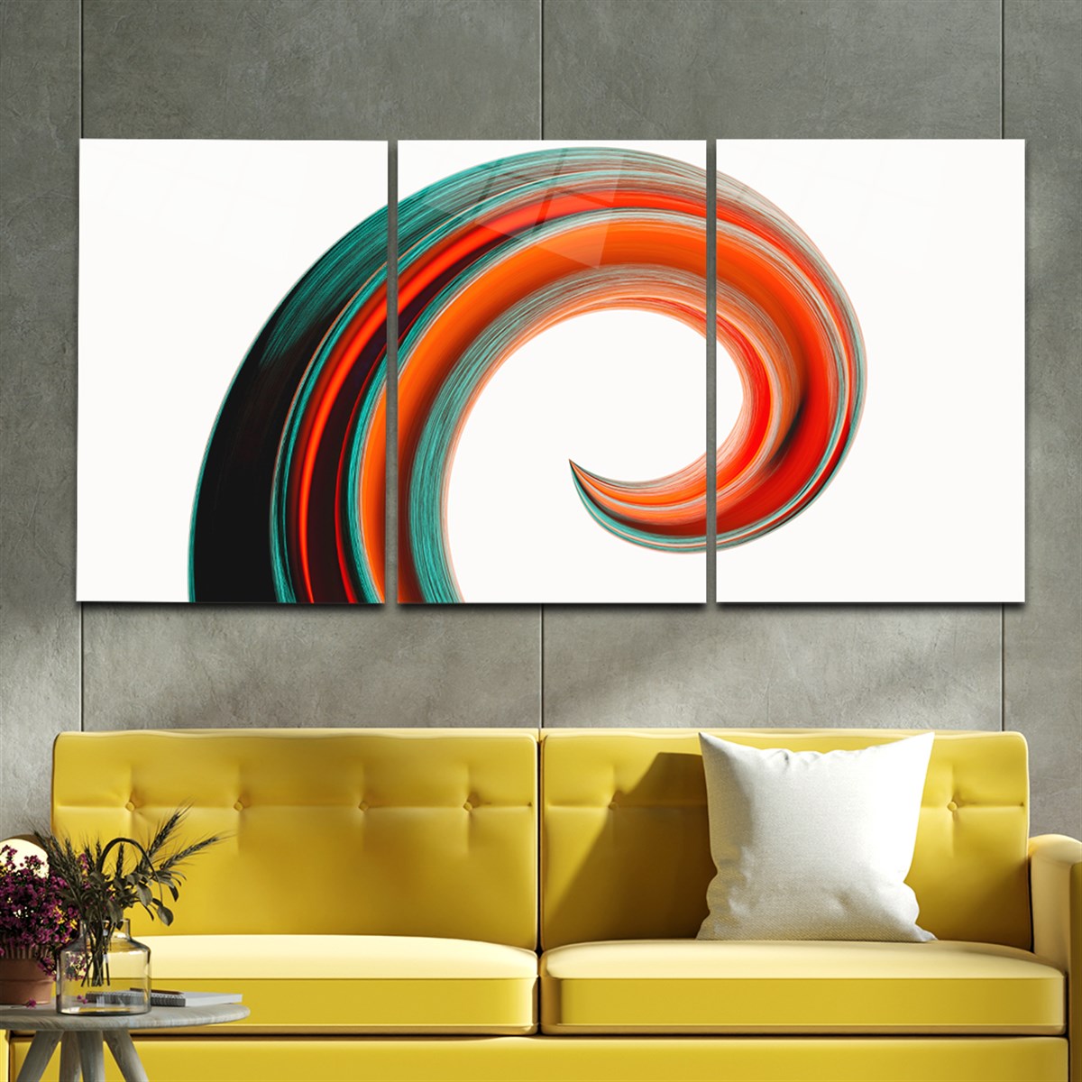 Tempered Glasss Wall Arts Art-Themed Set