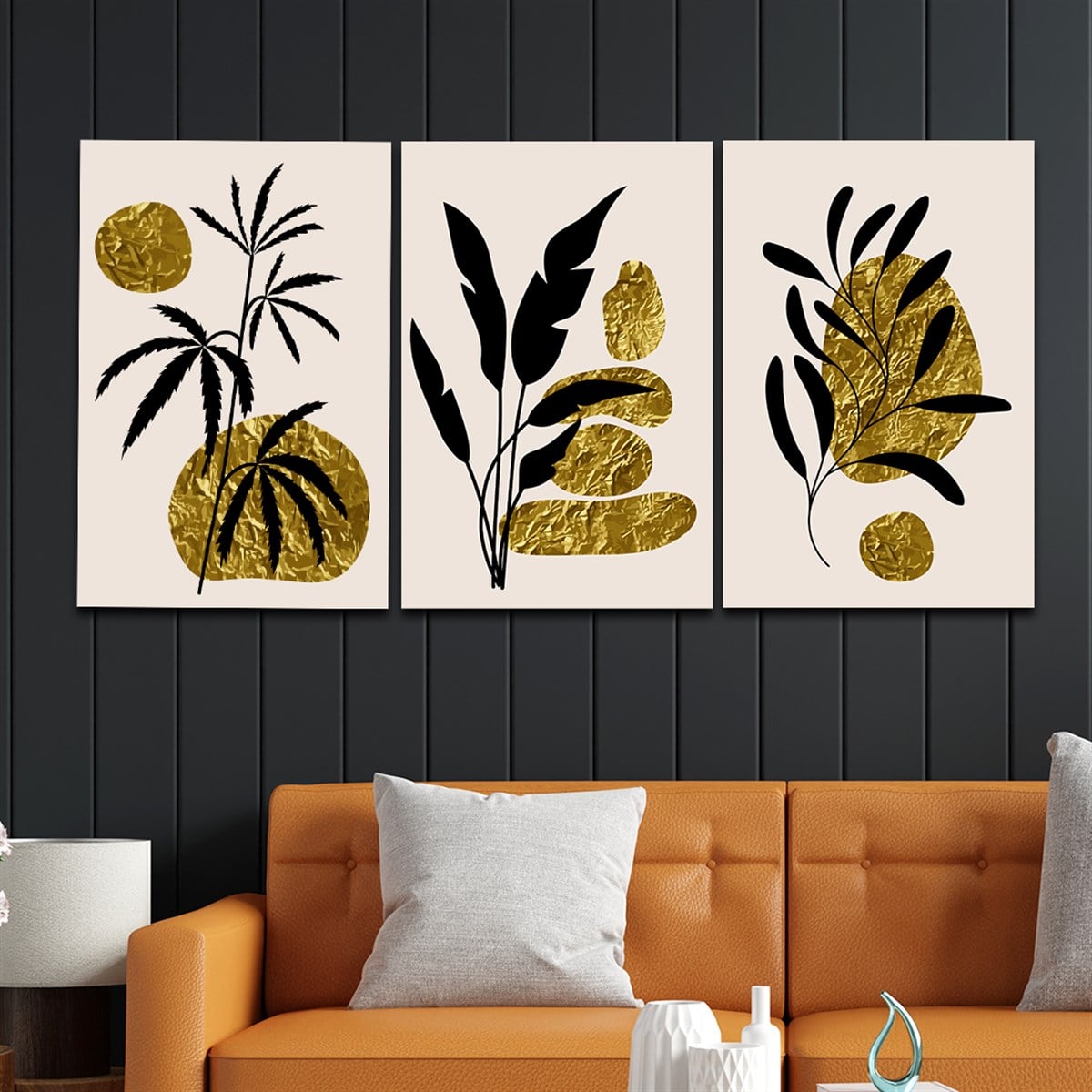 Tempered Glasss Wall Arts Art-Themed Set