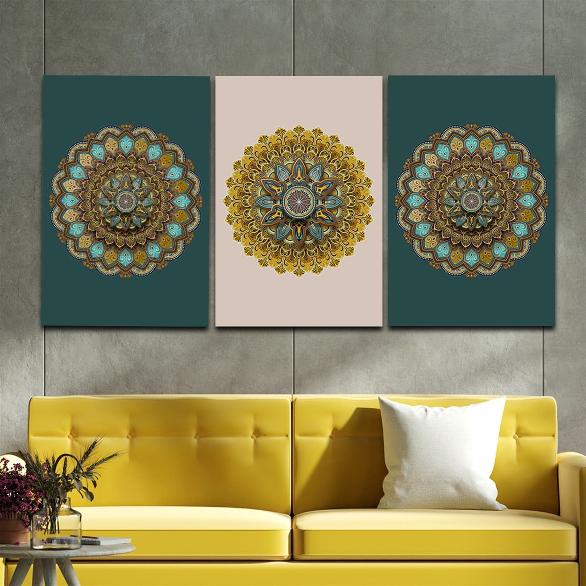 Tempered Glasss Wall Arts Art-Themed Set