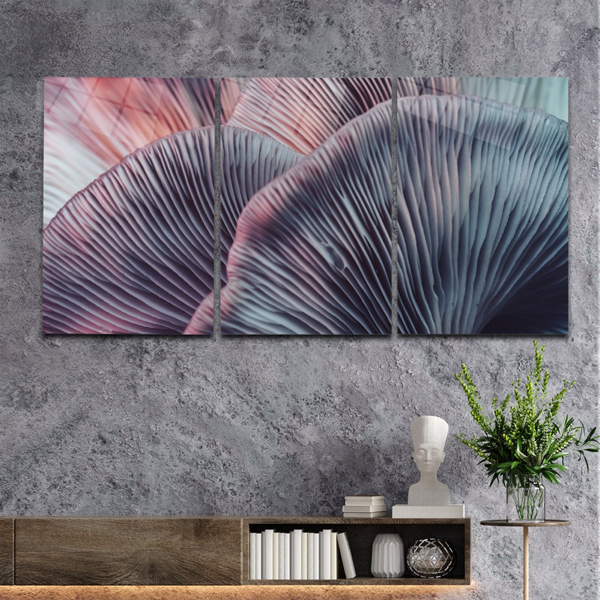 Tempered Glasss Wall Arts Art-Themed Set