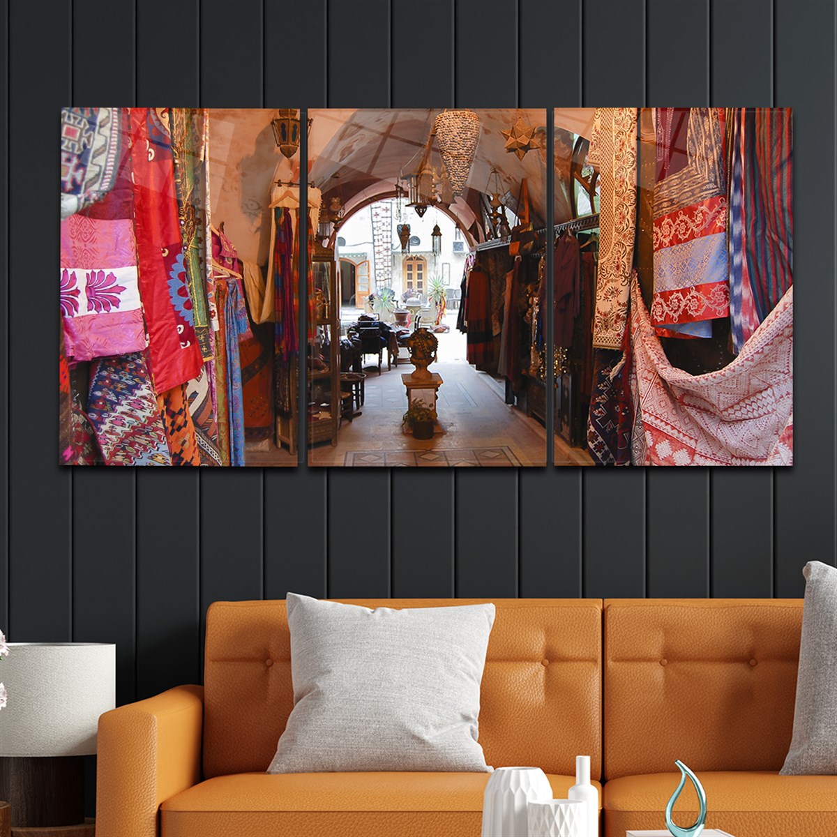 Tempered Glasss Wall Arts Art-Themed Set