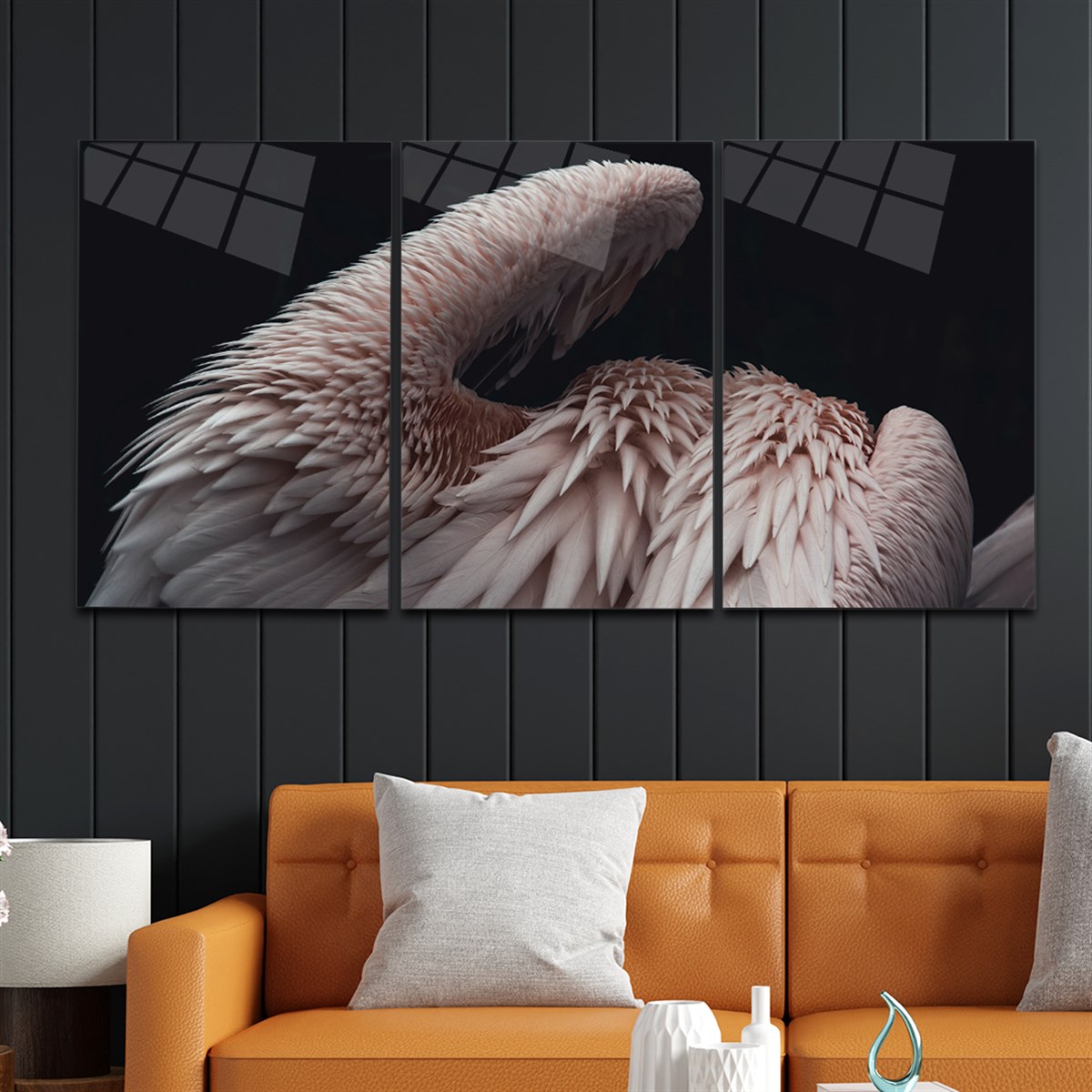 Tempered Glasss Wall Arts Art-Themed Set