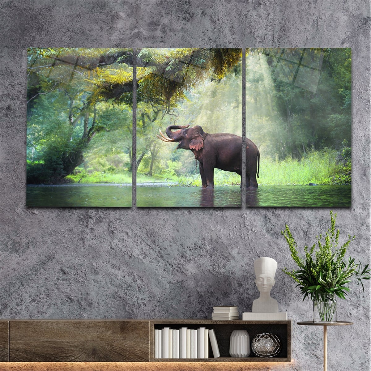 Tempered Glasss Wall Arts Art-Themed Set