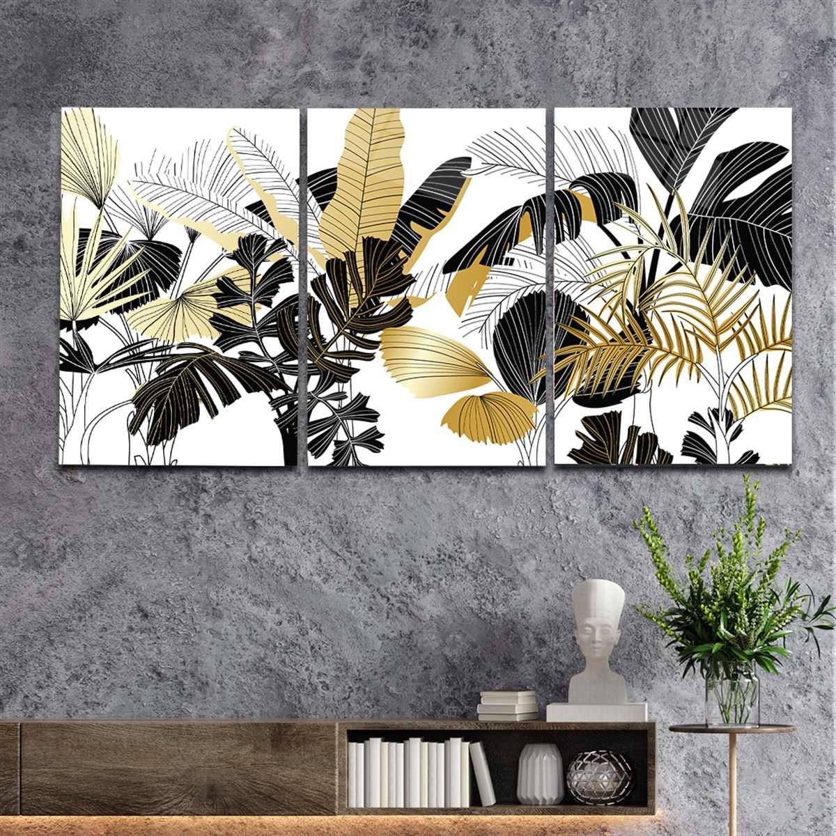 Tempered Glasss Wall Arts Art-Themed Set