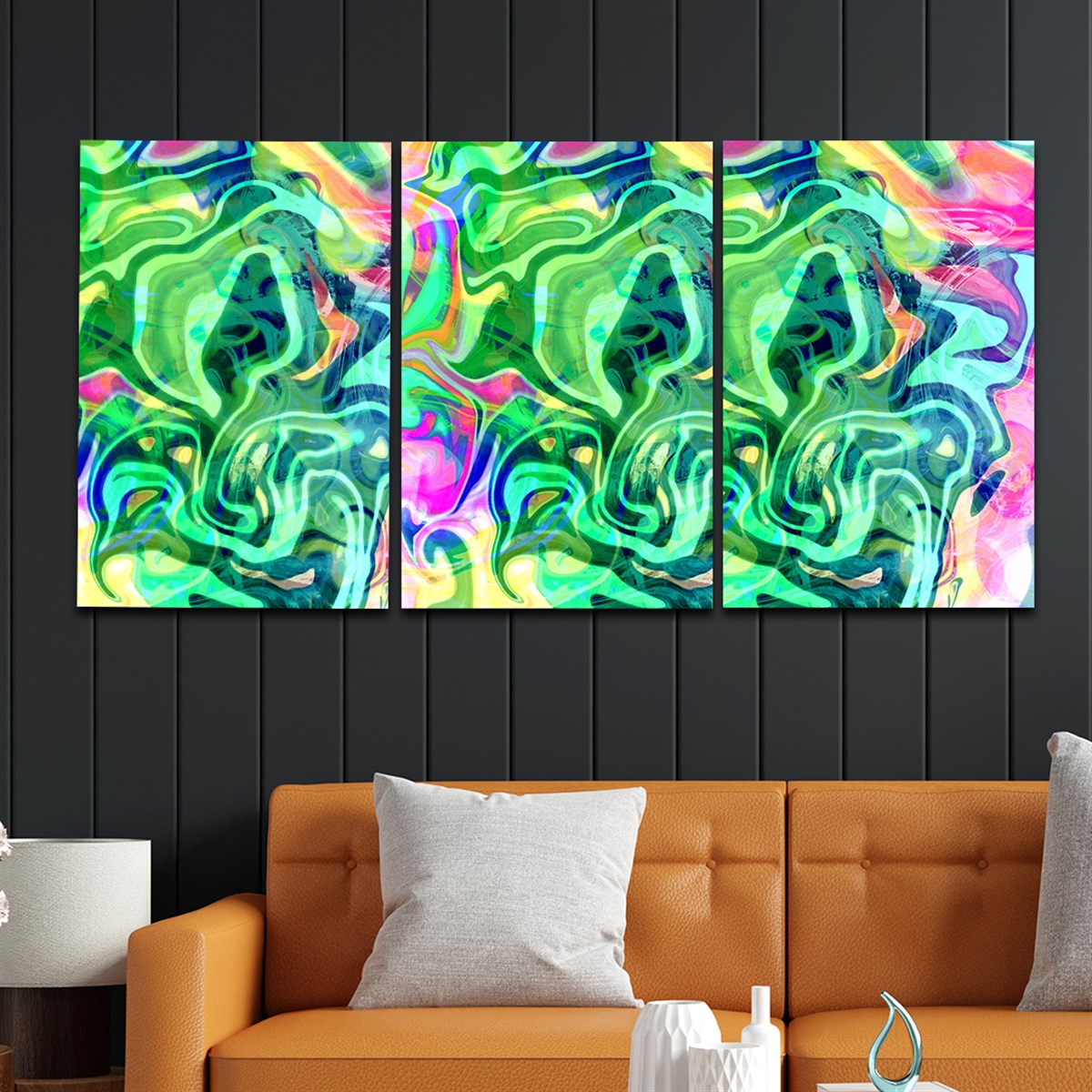 Tempered Glasss Wall Arts Art-Themed Set