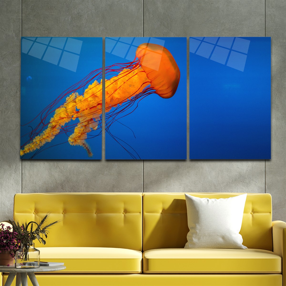 Tempered Glasss Wall Arts Art-Themed Set