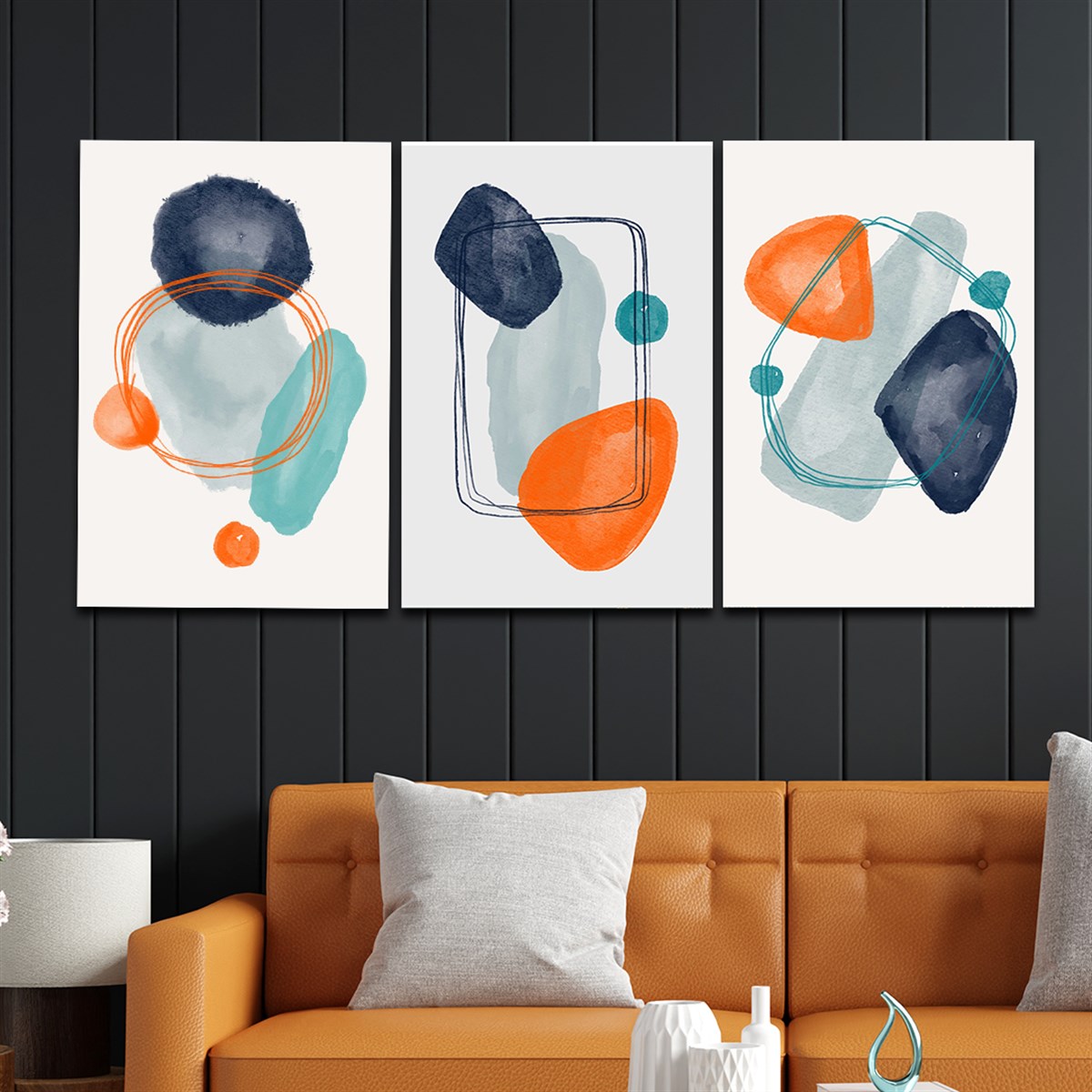 Tempered Glasss Wall Arts Art-Themed Set