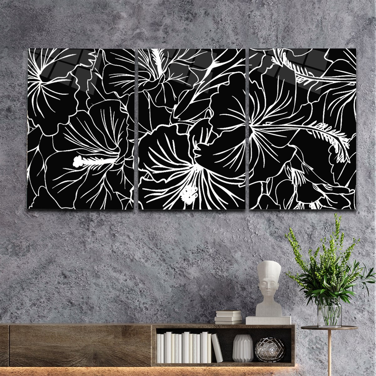 Tempered Glasss Wall Arts Art-Themed Set