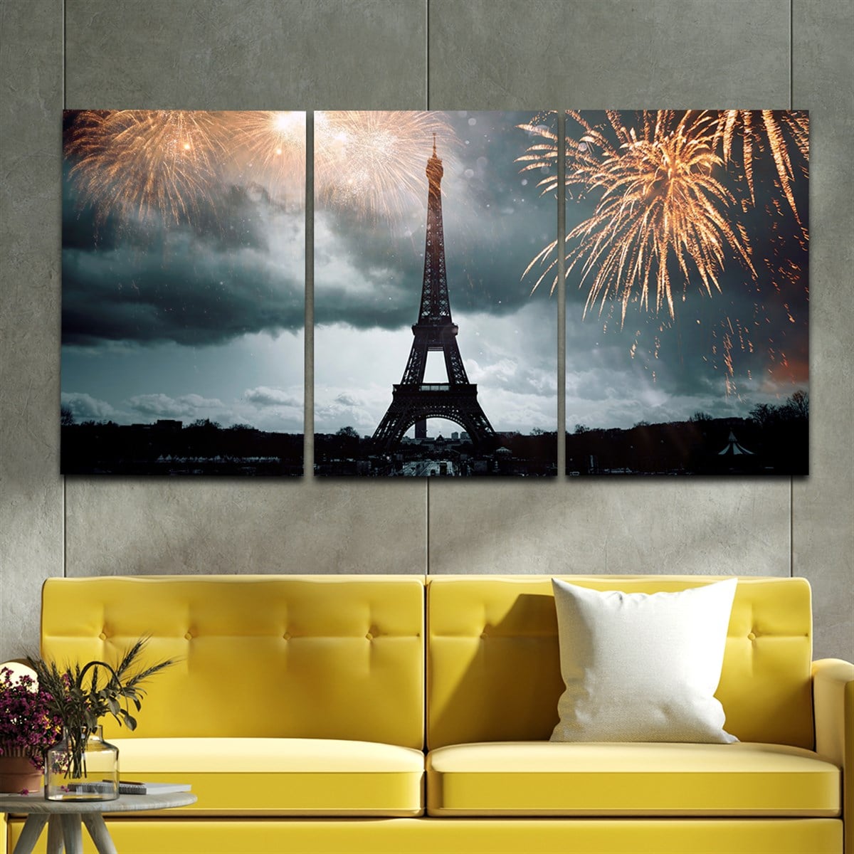 Tempered Glasss Wall Arts Art-Themed Set