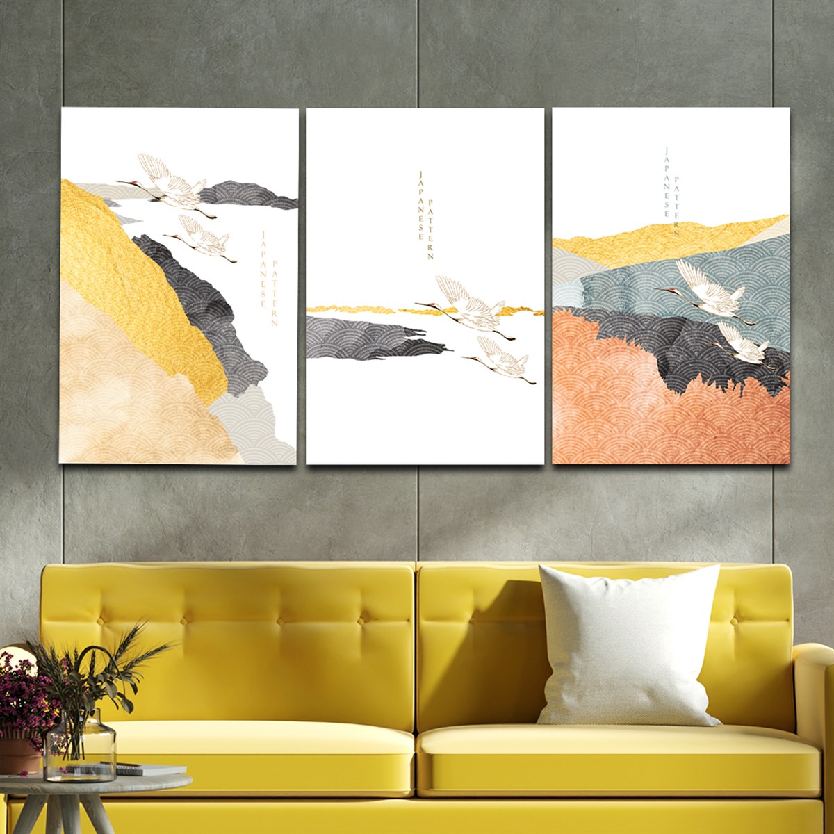 Tempered Glasss Wall Arts Art-Themed Set