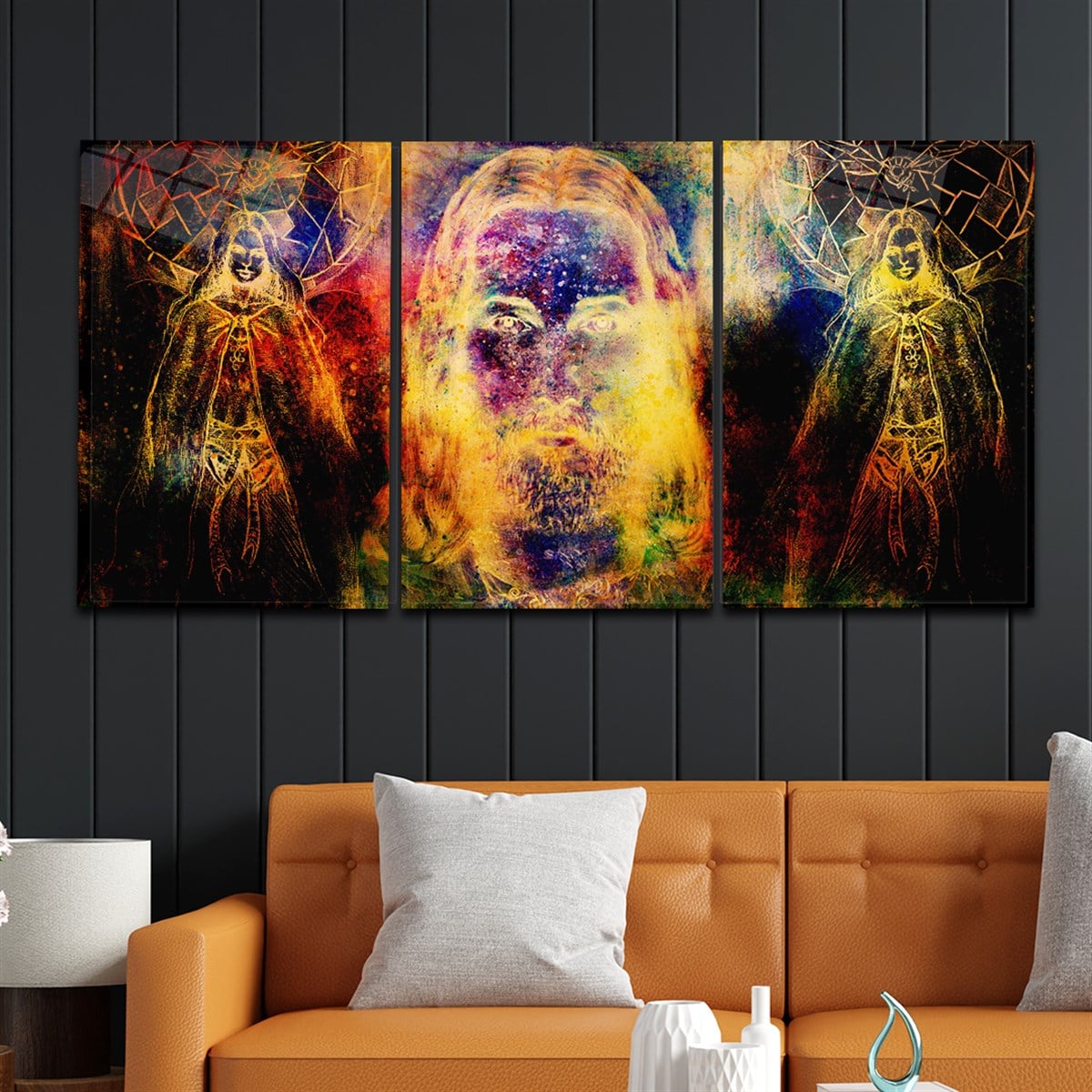 Tempered Glasss Wall Arts Art-Themed Set