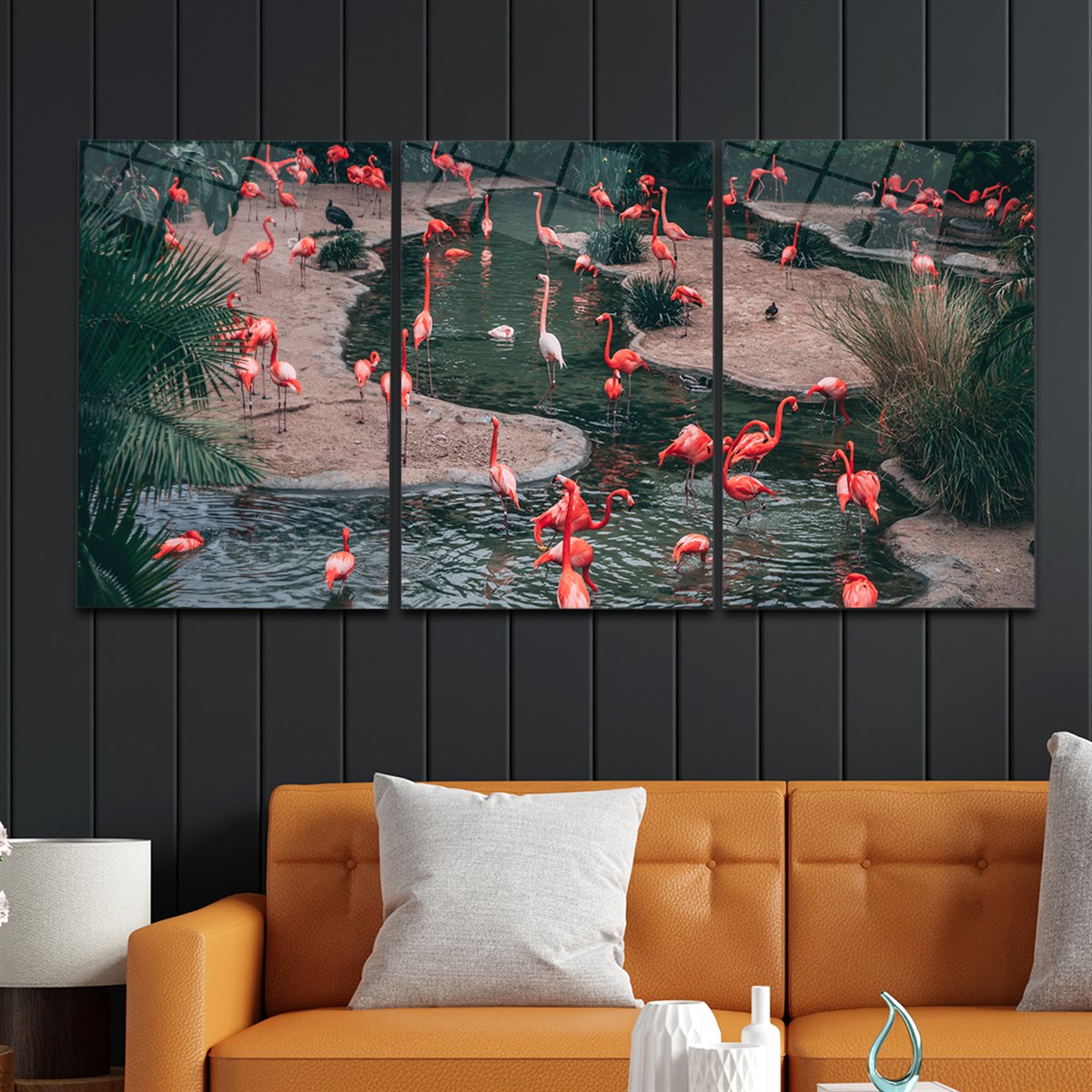 Tempered Glasss Wall Arts Art-Themed Set