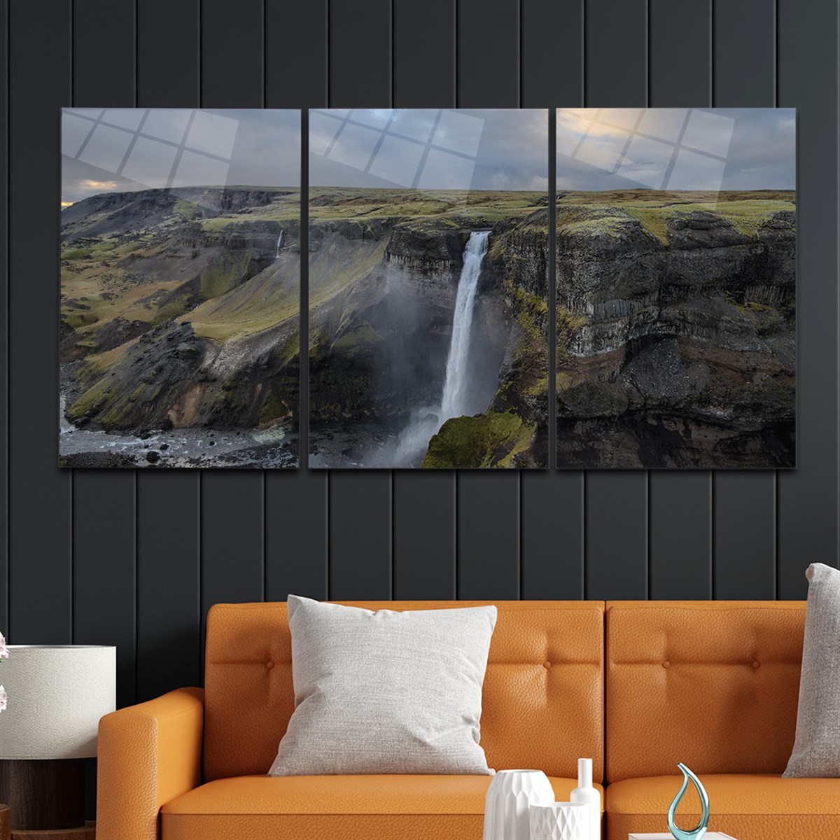 Tempered Glasss Wall Arts Art-Themed Set