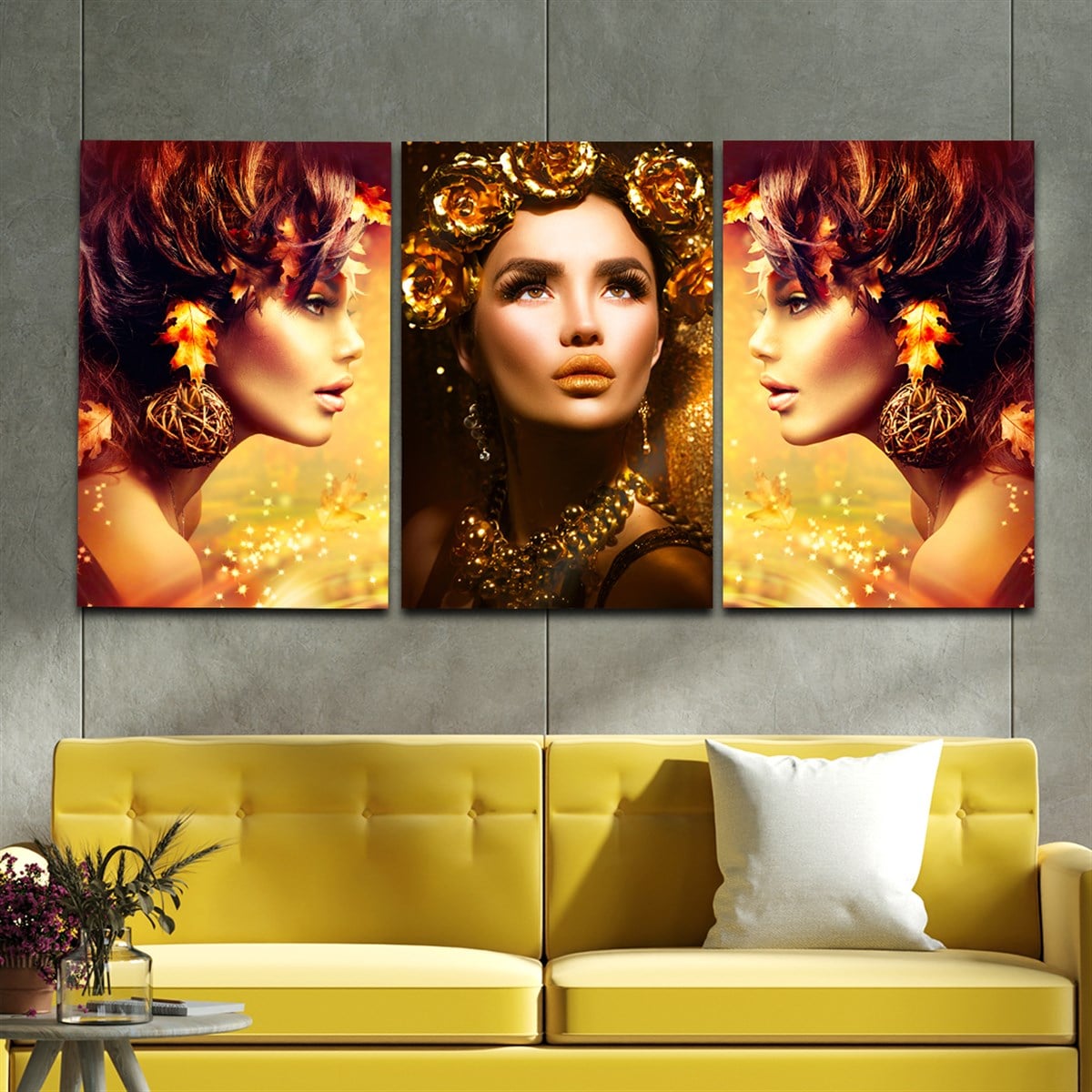Tempered Glasss Wall Arts Art-Themed Set