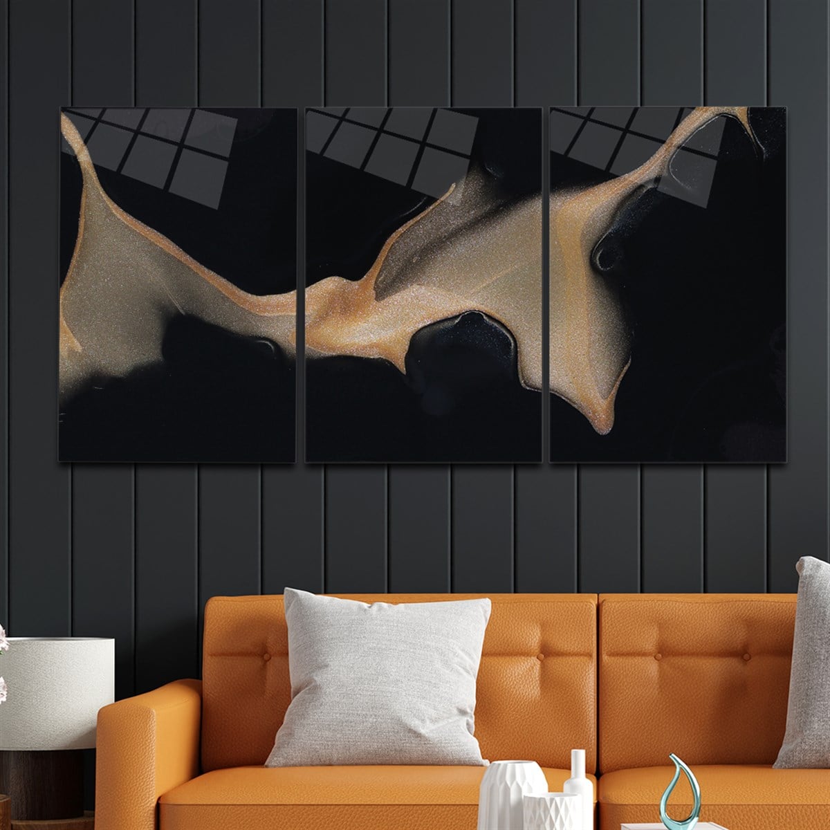 Tempered Glasss Wall Arts Art-Themed Set