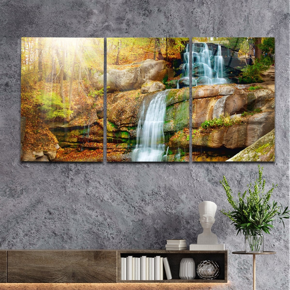 Tempered Glasss Wall Arts Art-Themed Set