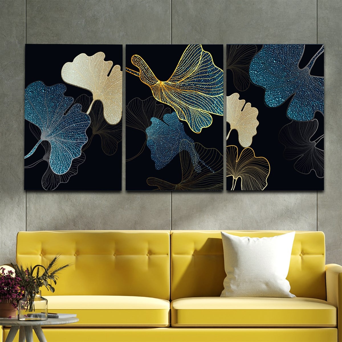 Tempered Glasss Wall Arts Art-Themed Set
