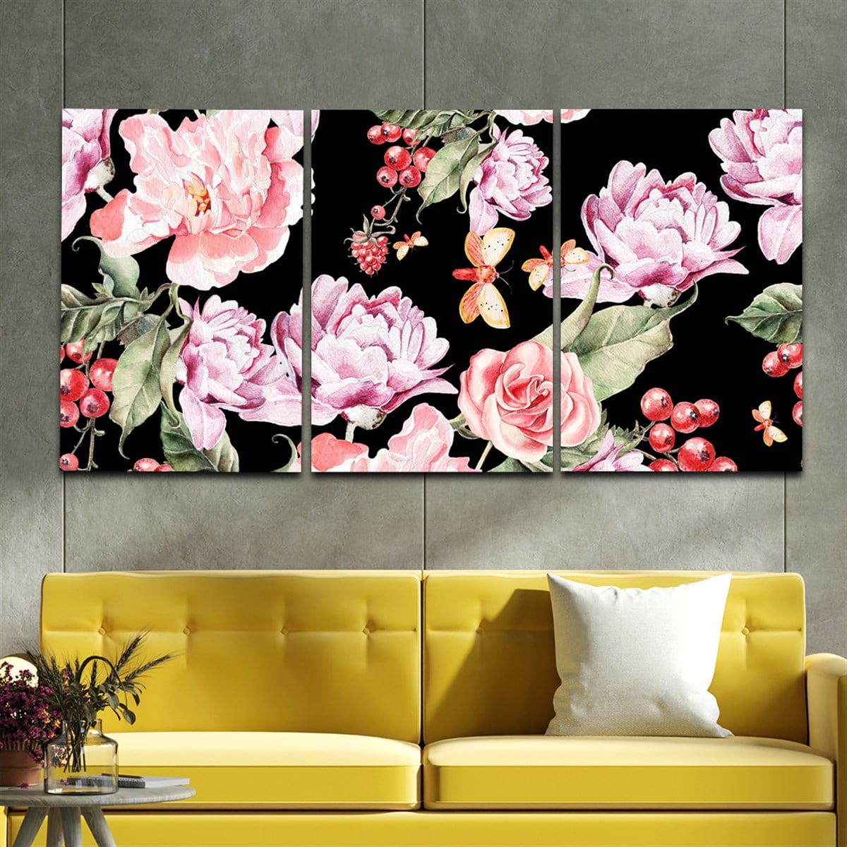 Tempered Glasss Wall Arts Art-Themed Set