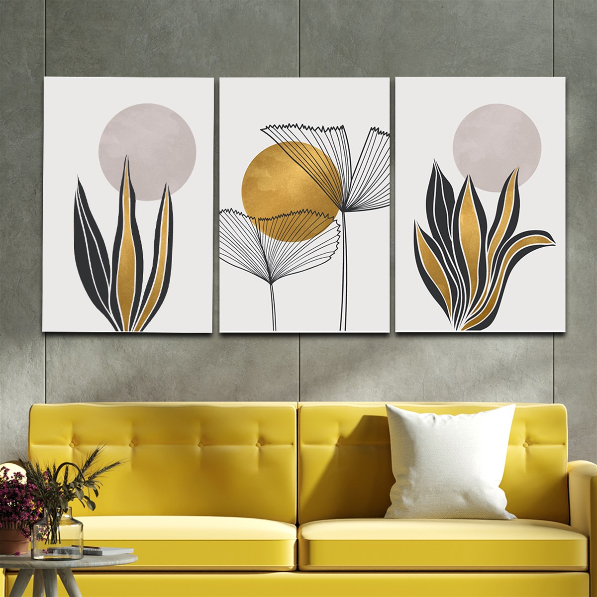 Tempered Glasss Wall Arts Art-Themed Set