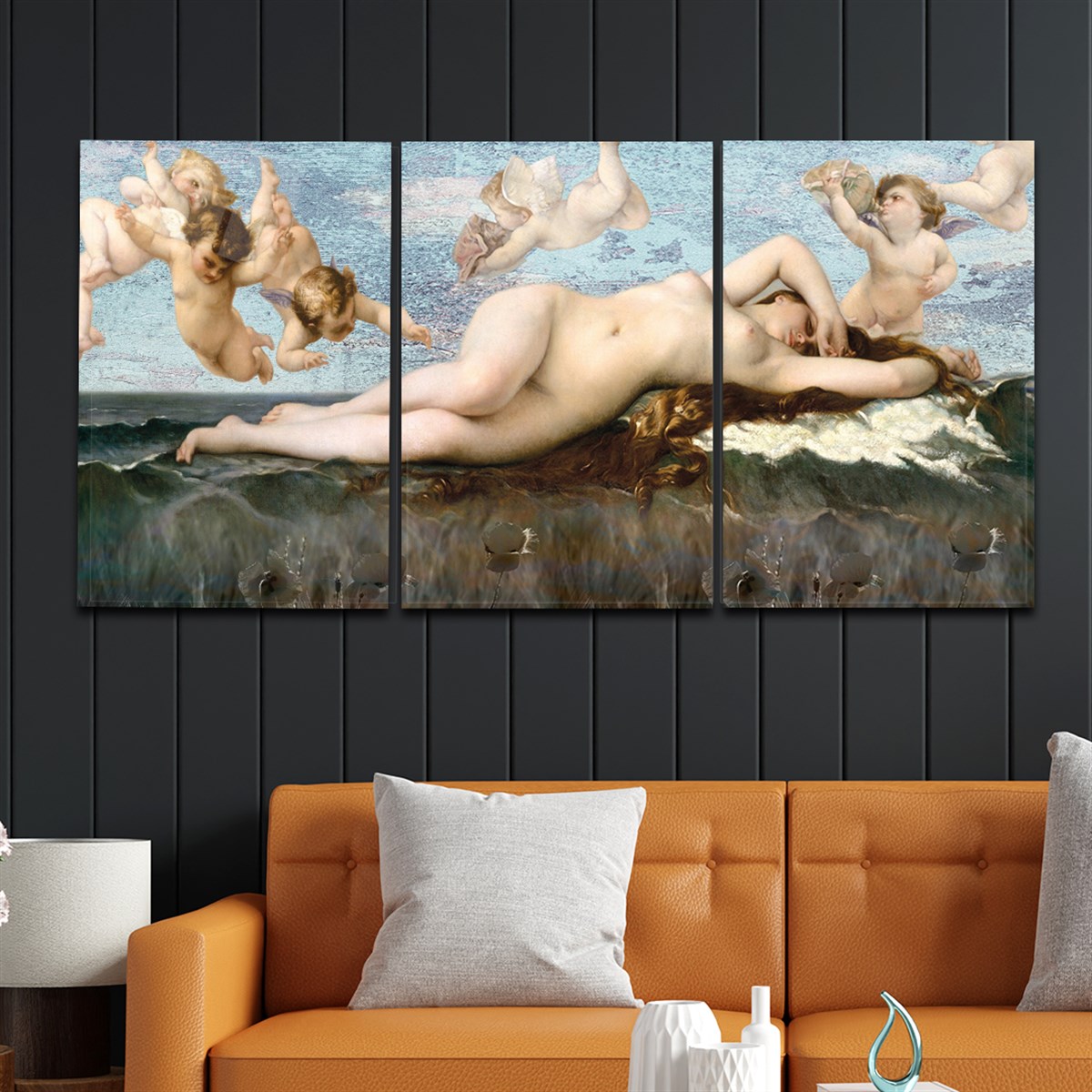 Tempered Glasss Wall Arts Art-Themed Set