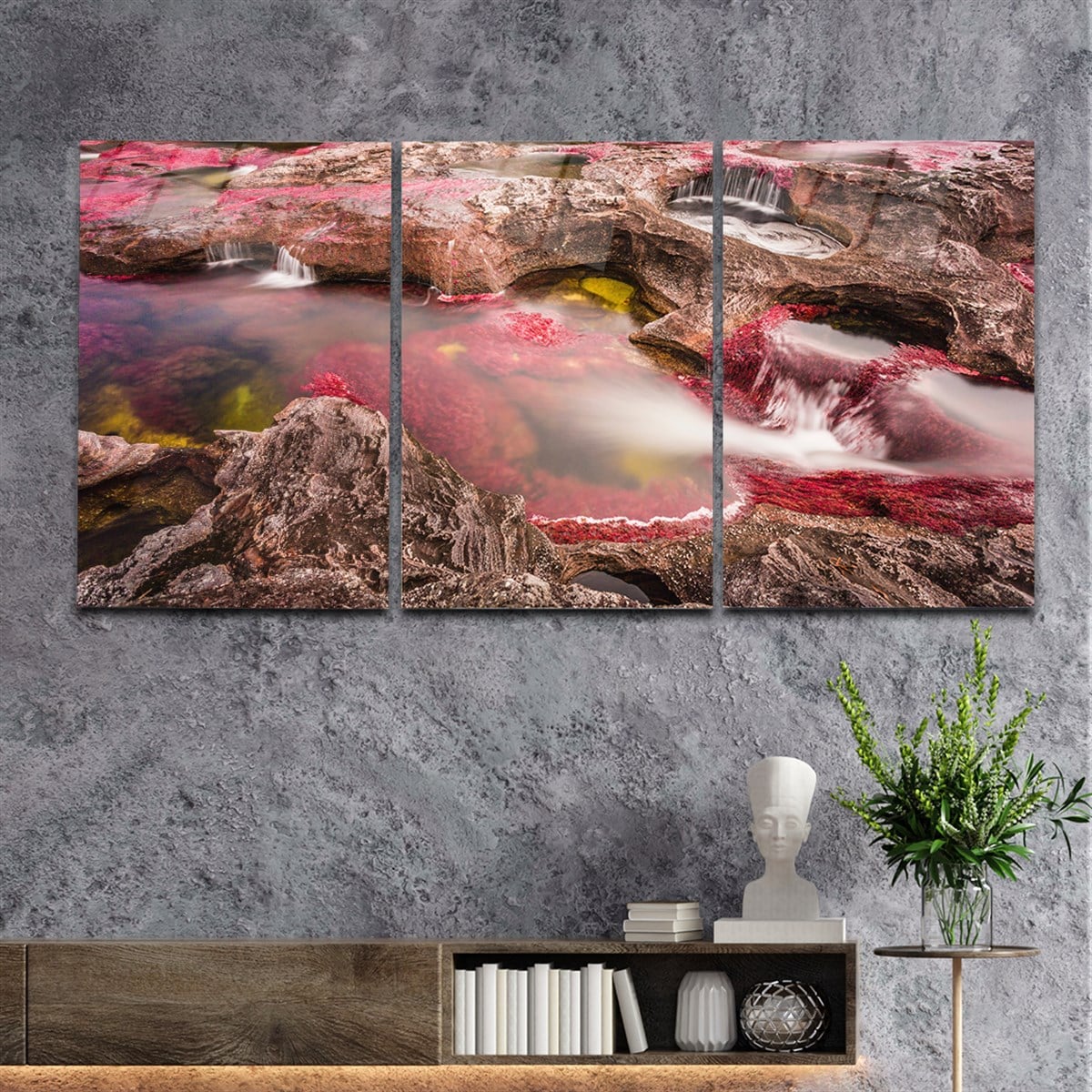 Tempered Glasss Wall Arts Art-Themed Set