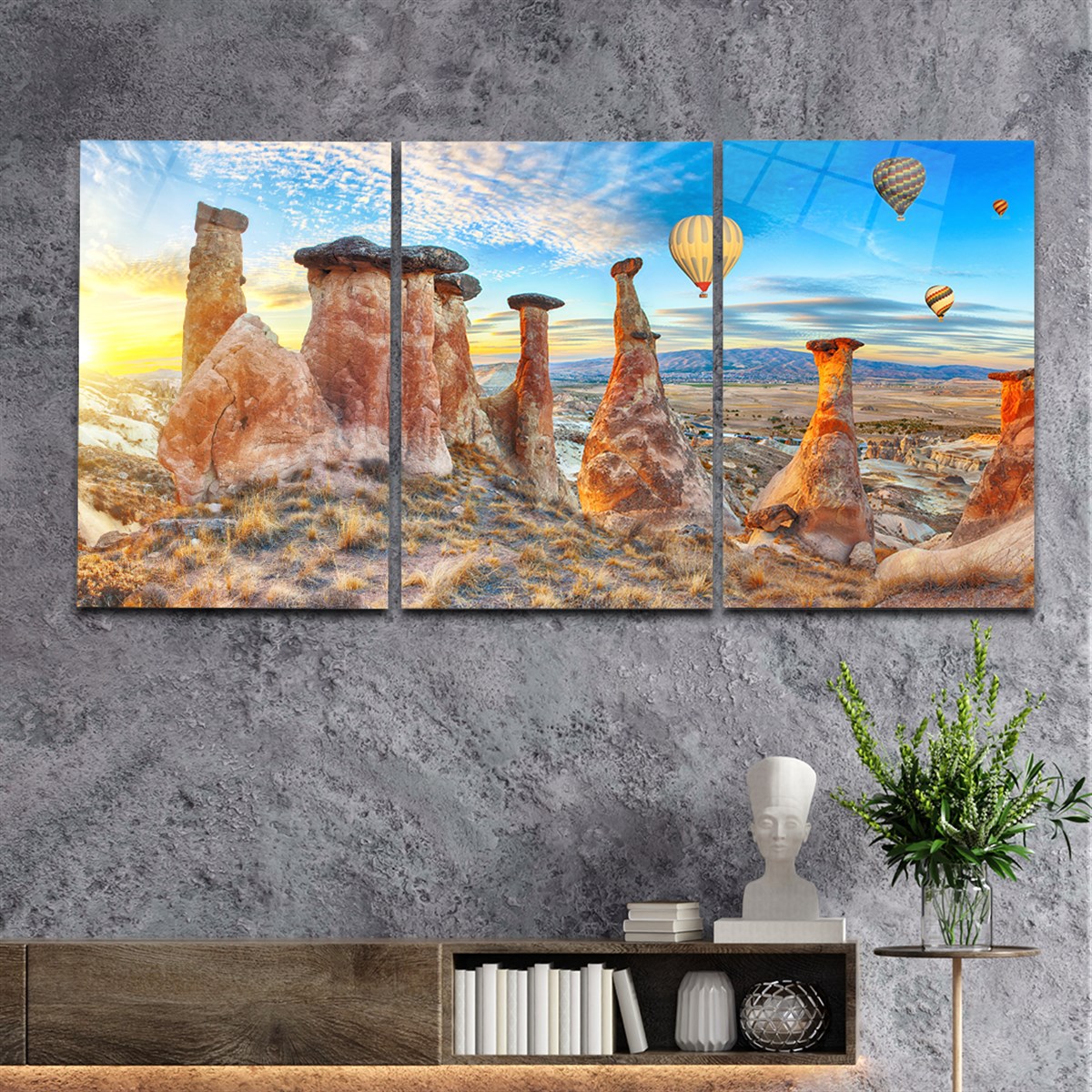 Tempered Glasss Wall Arts Art-Themed Set