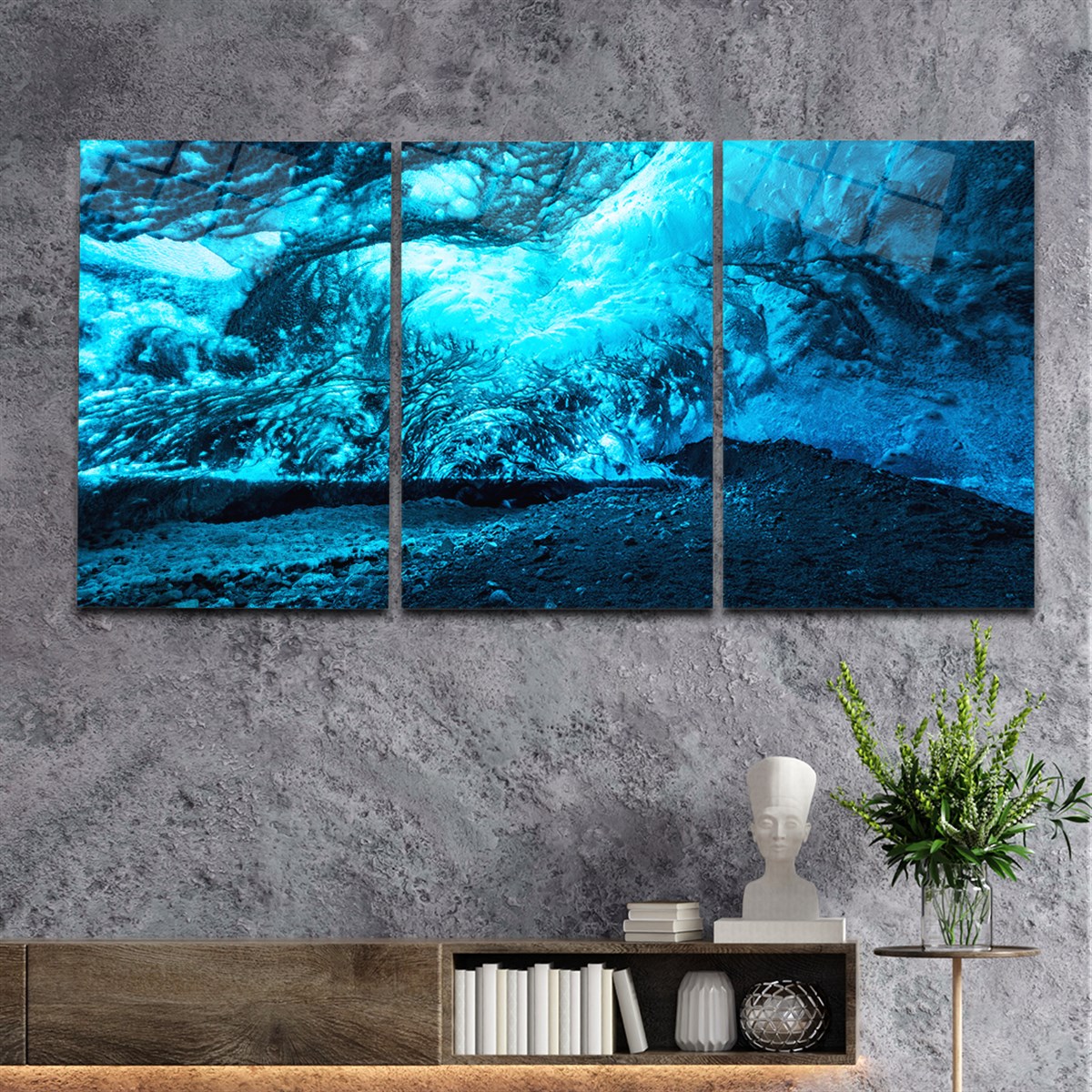 Tempered Glasss Wall Arts Art-Themed Set