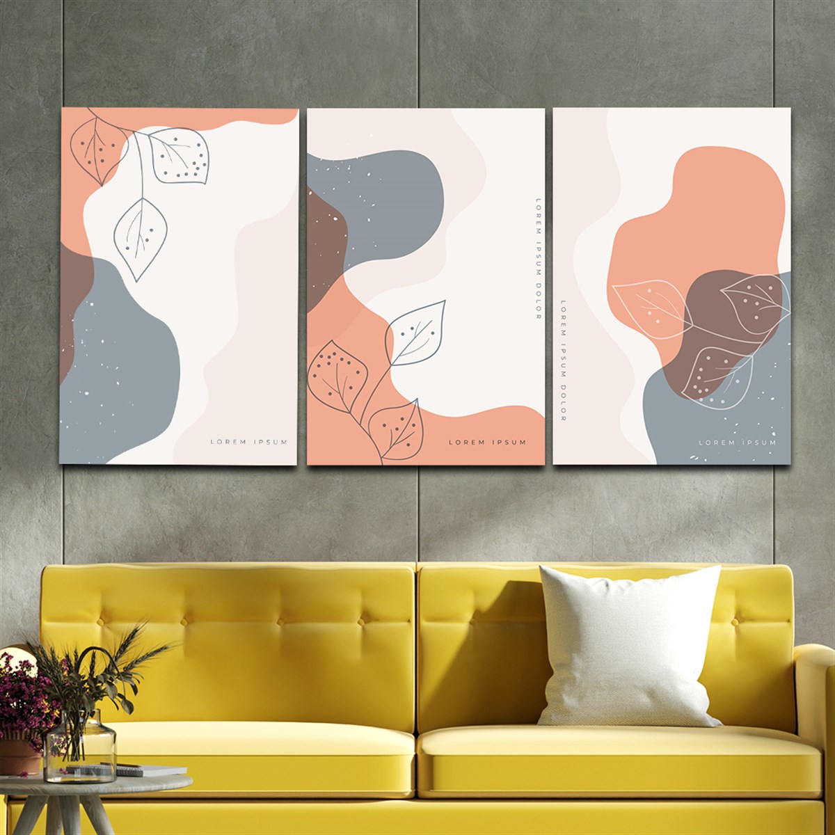 Tempered Glasss Wall Arts Art-Themed Set