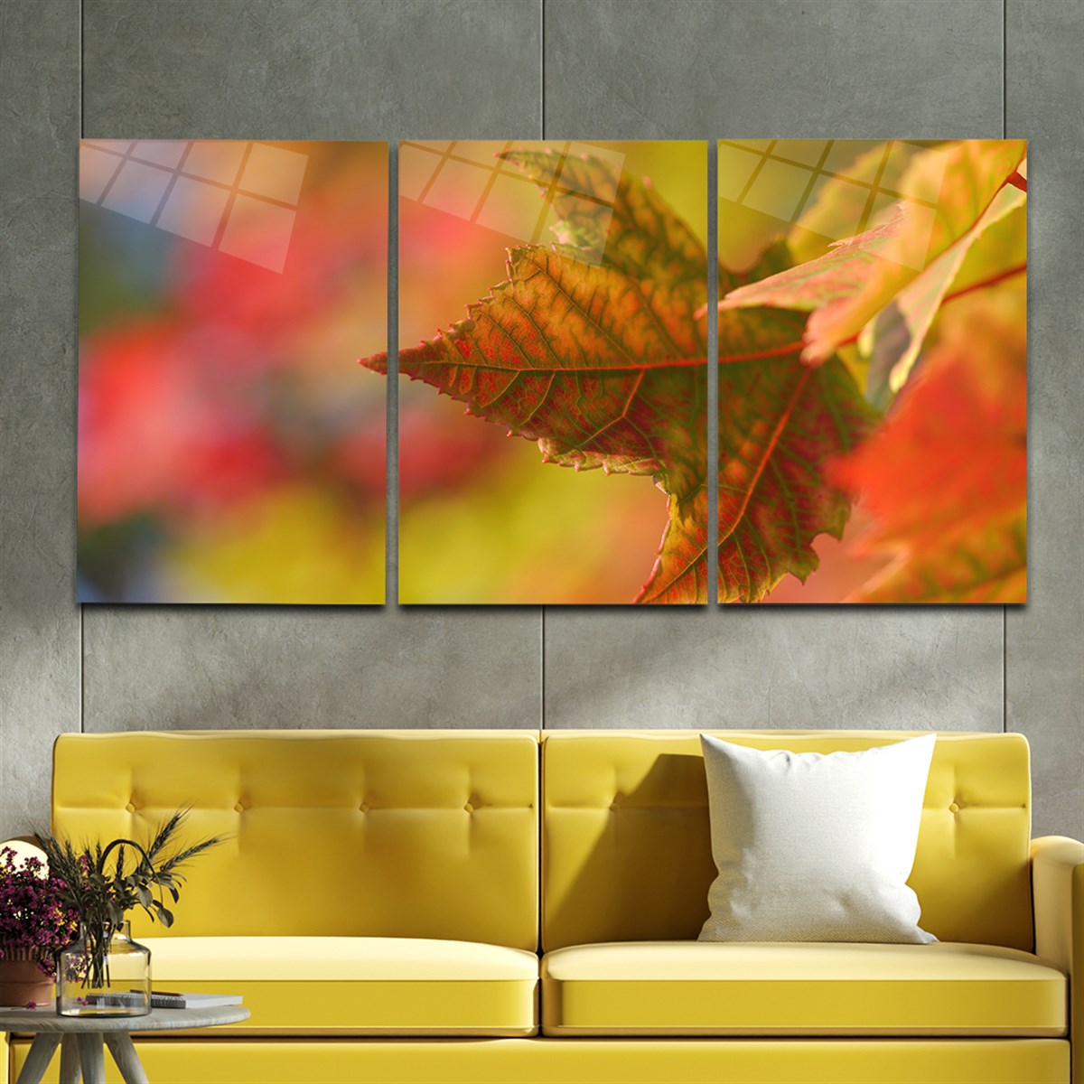 Tempered Glasss Wall Arts Art-Themed Set