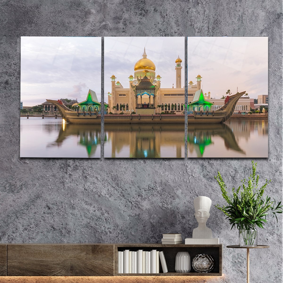 Tempered Glasss Wall Arts Art-Themed Set