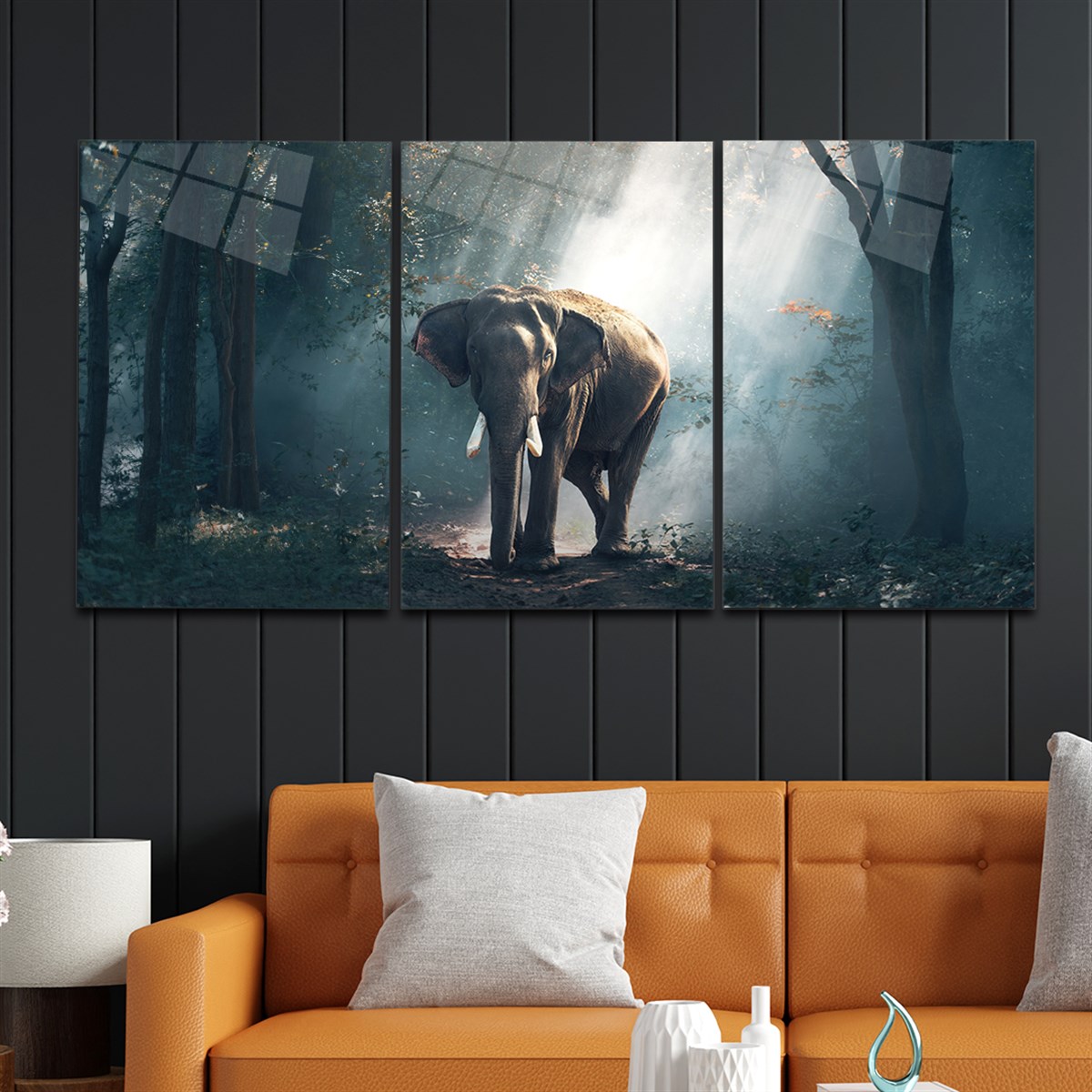 Tempered Glasss Wall Arts Art-Themed Set